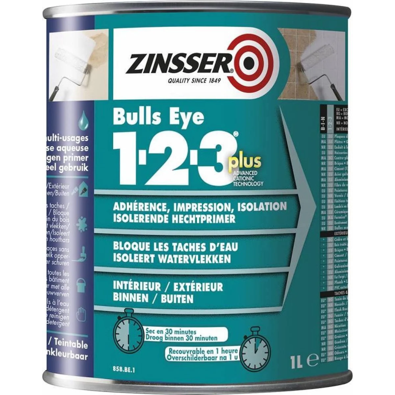 Zinsser Bulls Eye 1-2-3 Plus